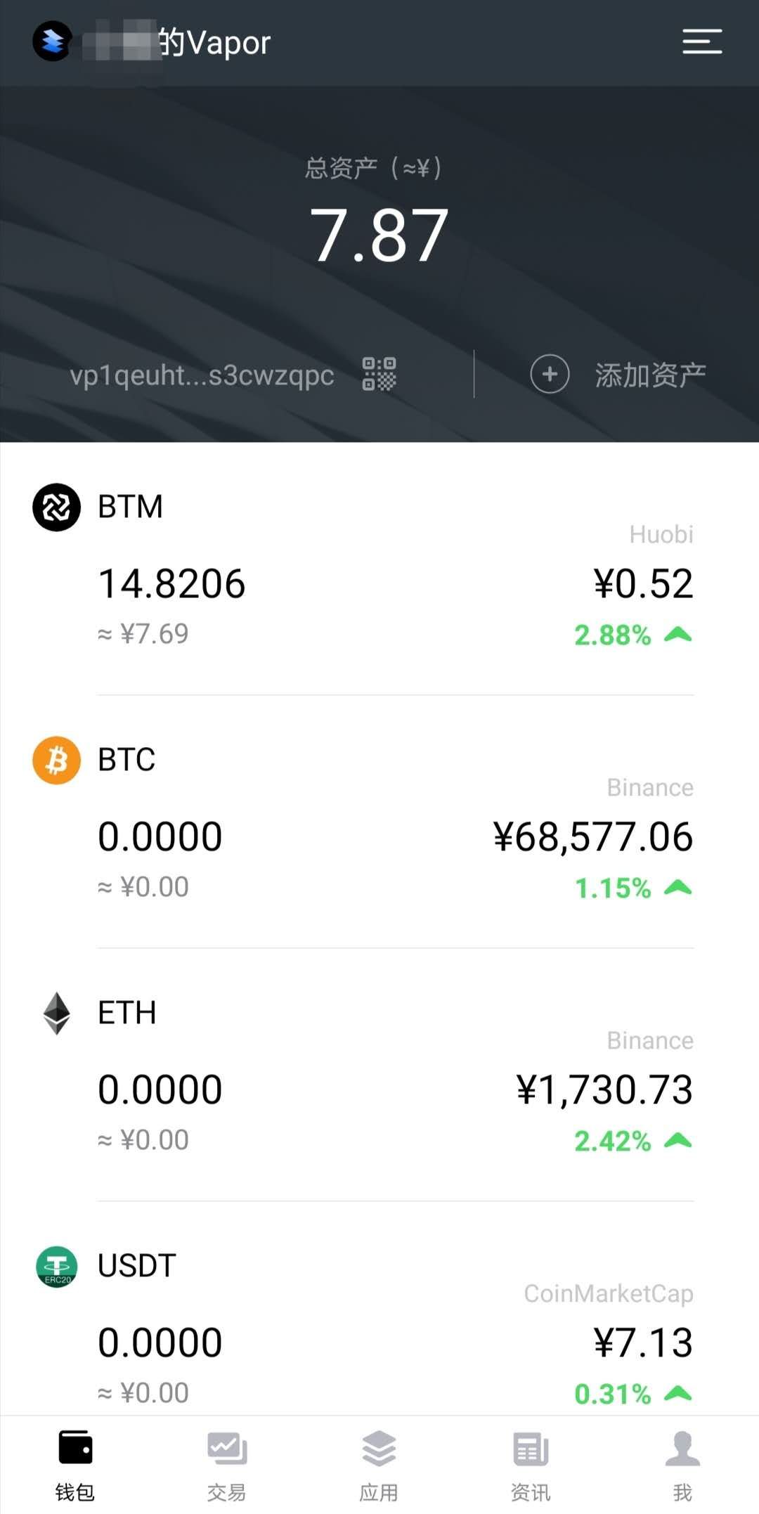 usdt能放imtoken吗